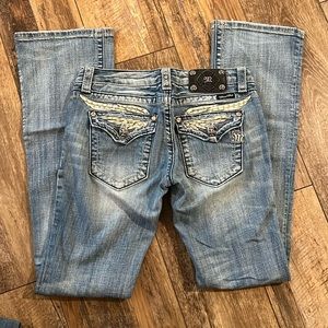 Miss Me size 28x 34 boot cut jeans